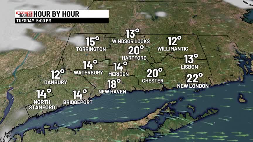 Tuesday Afternoon Forecast Update – WTNH.com