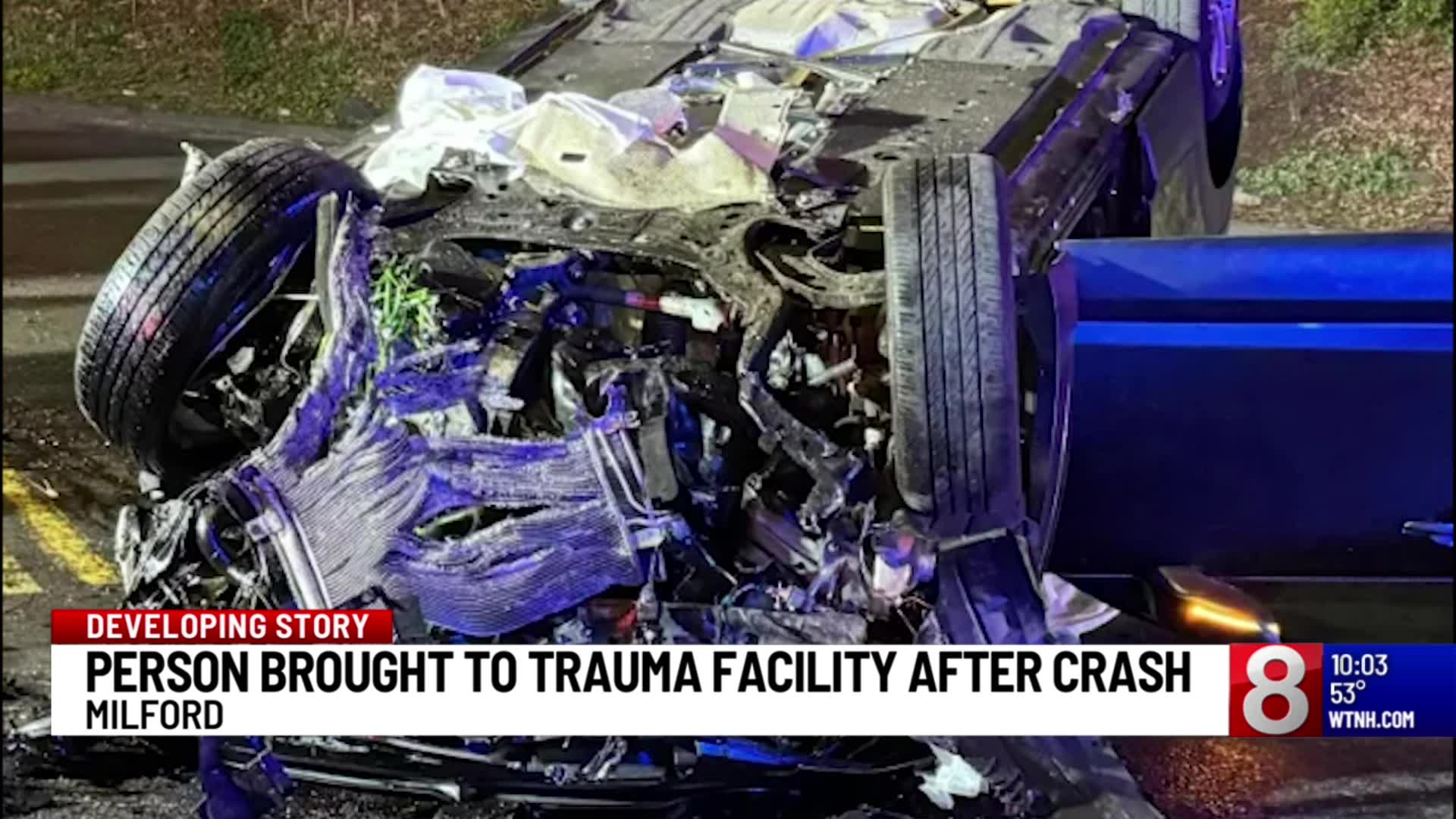 Driver extricated from single-vehicle crash in Milford – WTNH.com