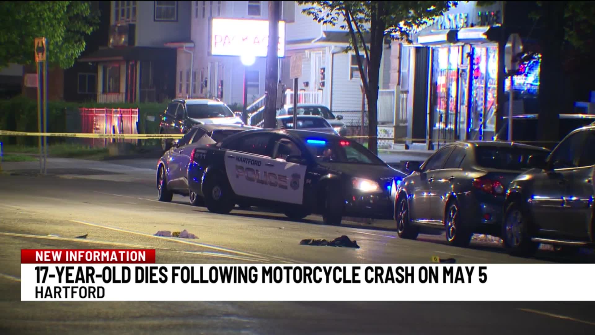 17-year-old motorcyclist dies from injuries days after Hartford crash ...