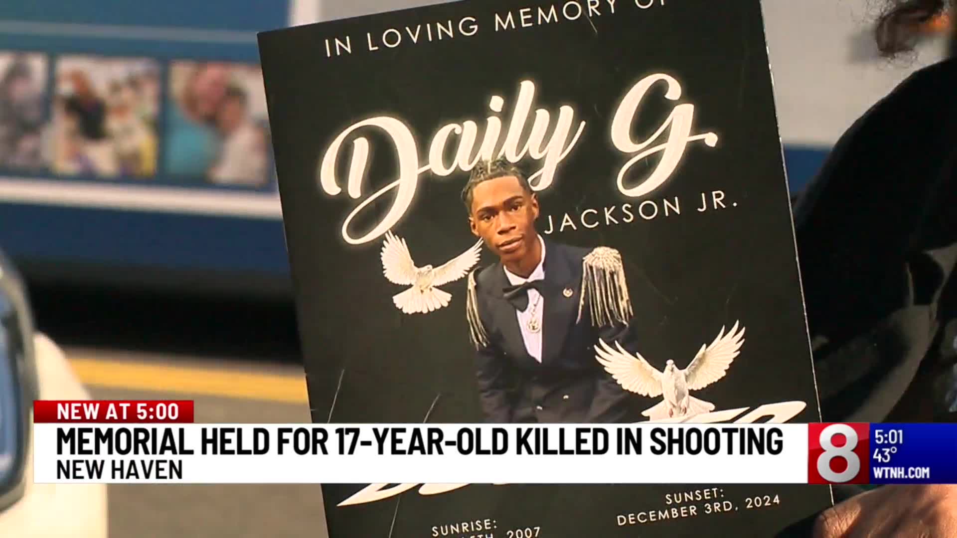 Memorial held for 17-year-old killed in New Haven shooting – WTNH.com