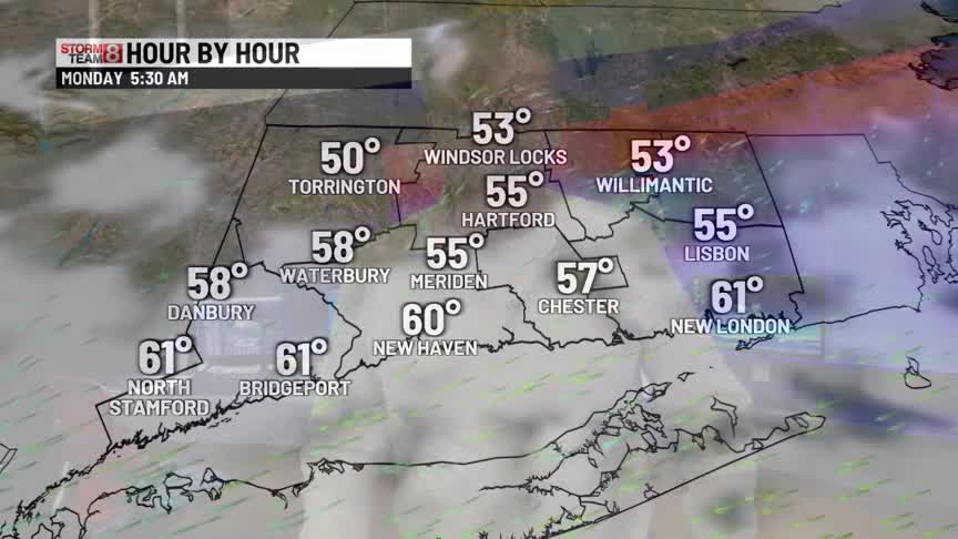 Partly to mostly cloudy today with a stray shower possible – WTNH.com