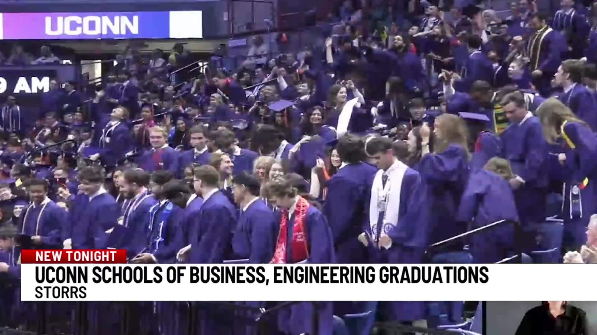 uconn graduation dress code Caps & Gowns Changing From Black to Blue