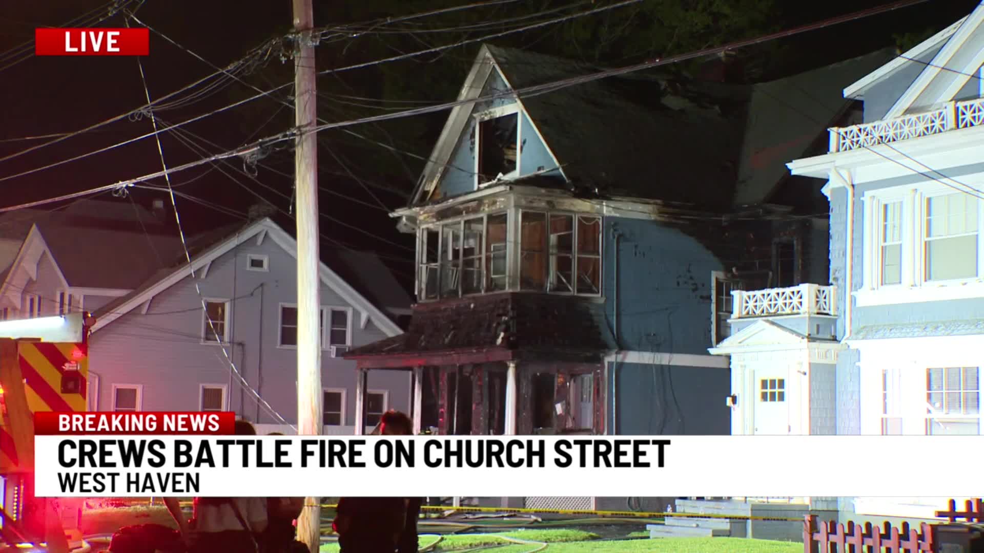 Crews battle fire on Church Street in West Haven – WTNH.com