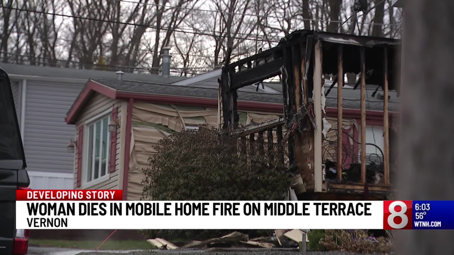 Woman found dead in Vernon mobile home fire – WTNH.com