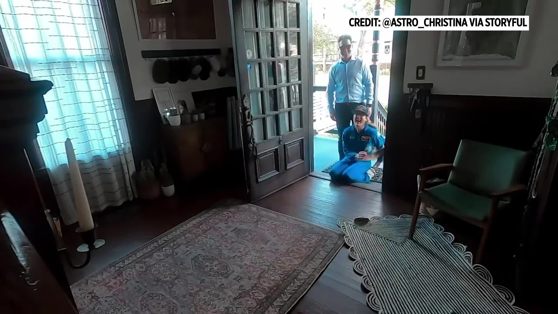 NASA astronaut Christina Koch has joyful reunion with dog – WOODTV.com