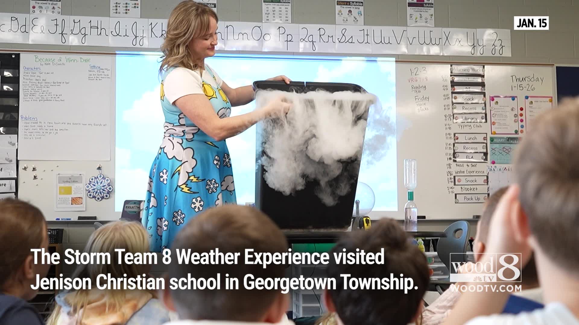 Storm Team 8 Weather Experience: Jenison Christian students learn about ...