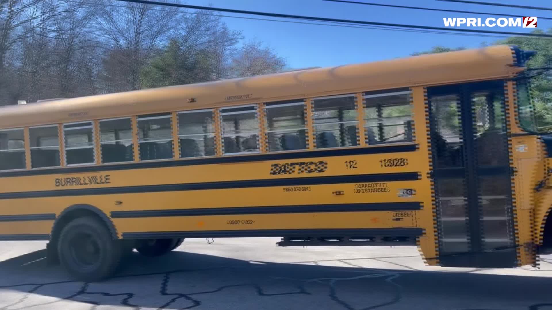 VIDEO NOW 2 adults, 3 students injured in Burrillville school bus