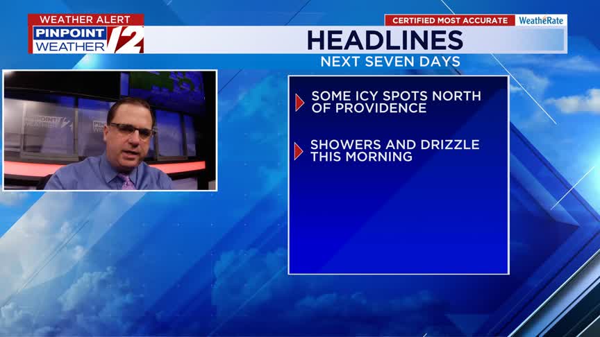 WPRI 12 Weather Now 1/7/26: Icy spots north and west this morning ...