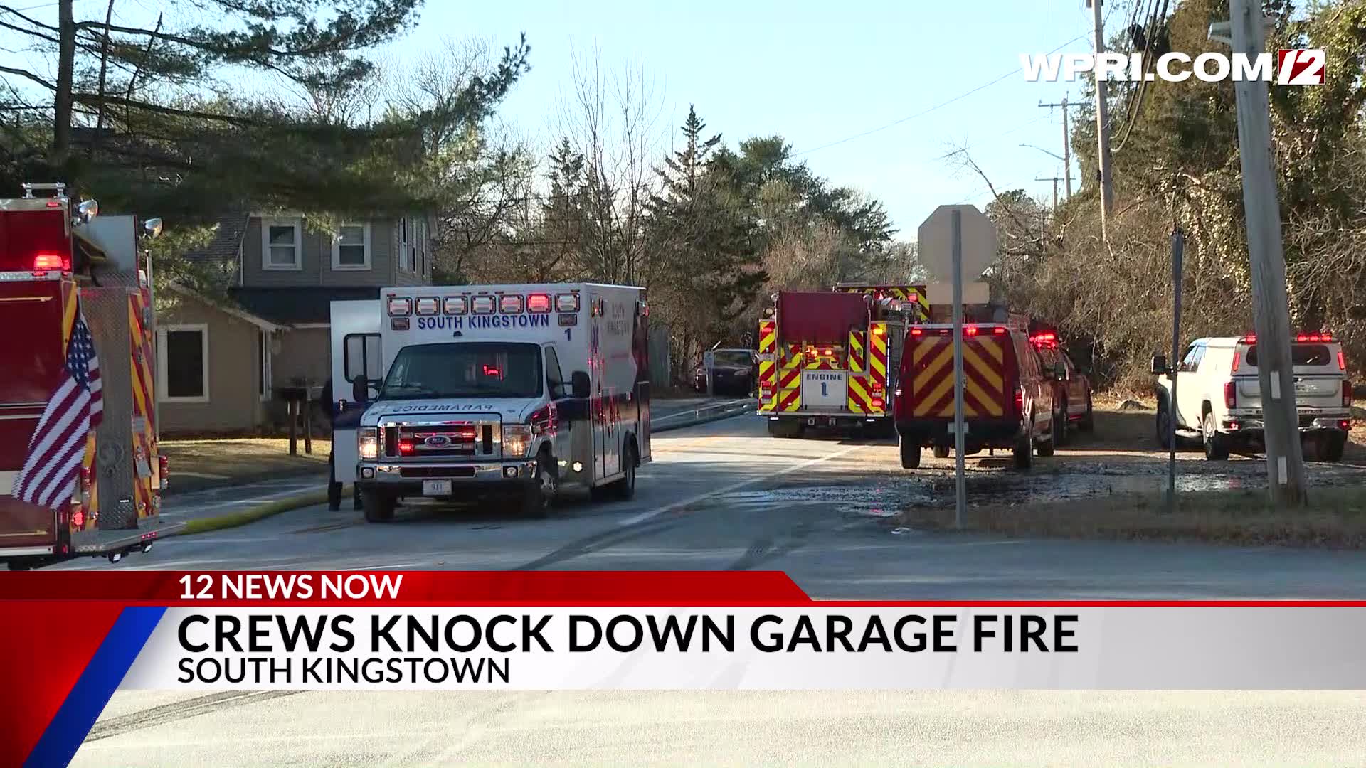 Video Now: Crews knock down fire in South Kingstown – WPRI.com