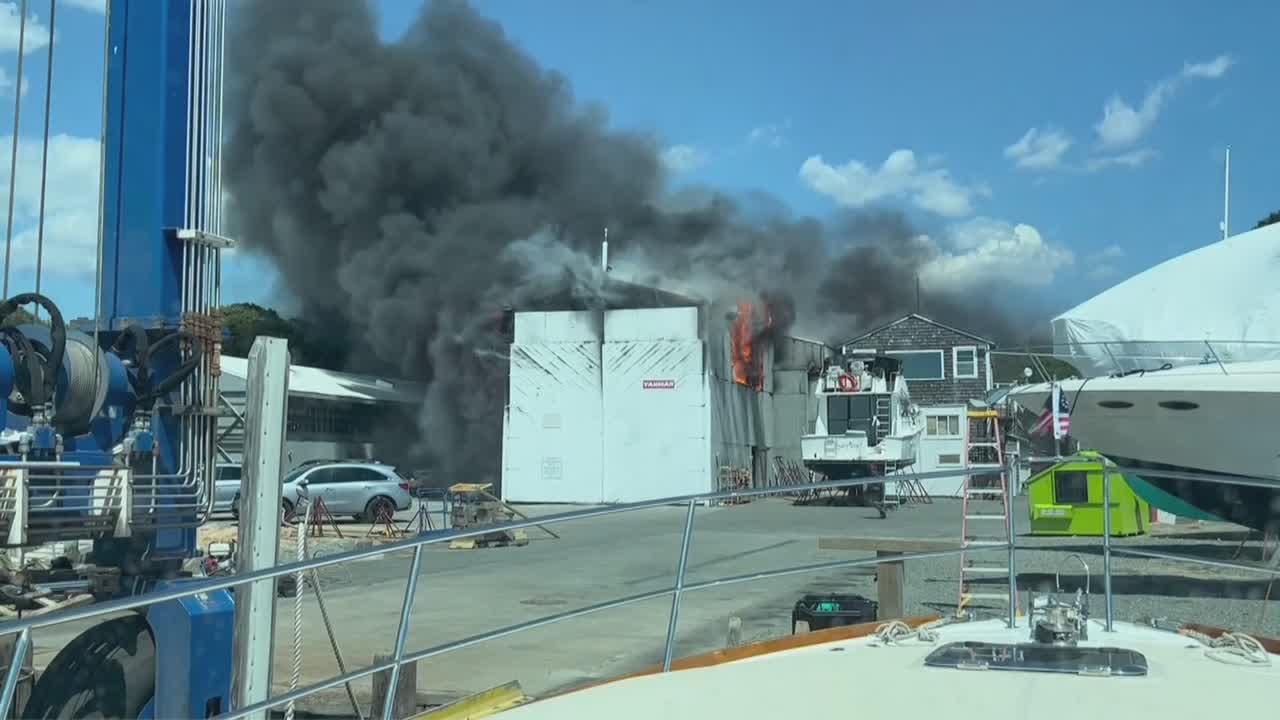 Video Now: Mattapoisett Boatyard Fire – WPRI.com