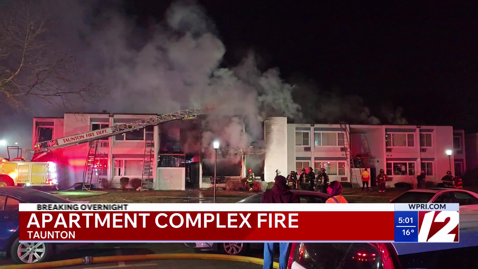Fire breaks out at Taunton apartment complex – WPRI.com