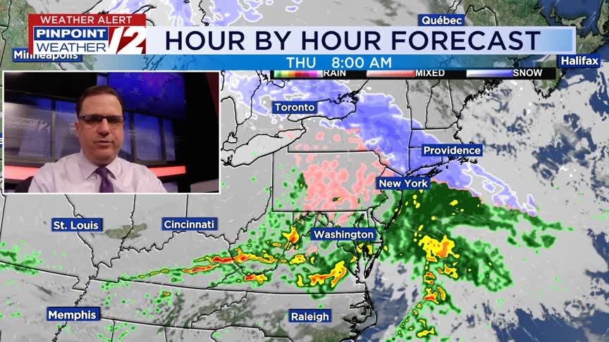 WPRI 12 Weather Now 2/6/25: Snow will turn to ice and rain today ...