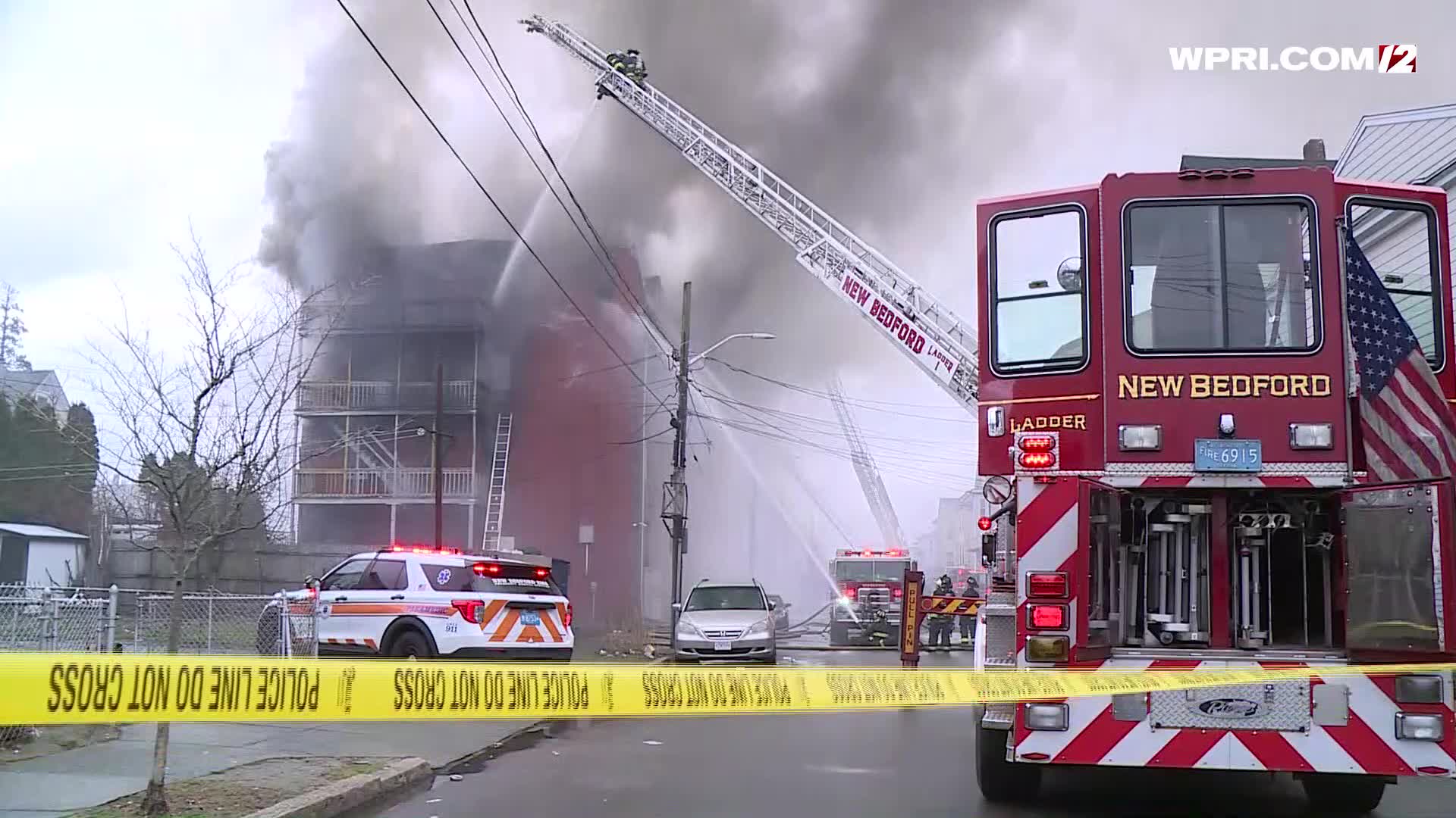 VIDEO NOW: Fire roars through New Bedford apartment building – WPRI.com