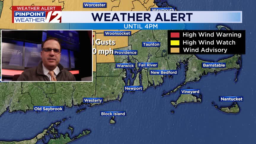 WPRI 12 Weather Now 2/14/25: Windy, Cold Today; Snow turns to ice and ...