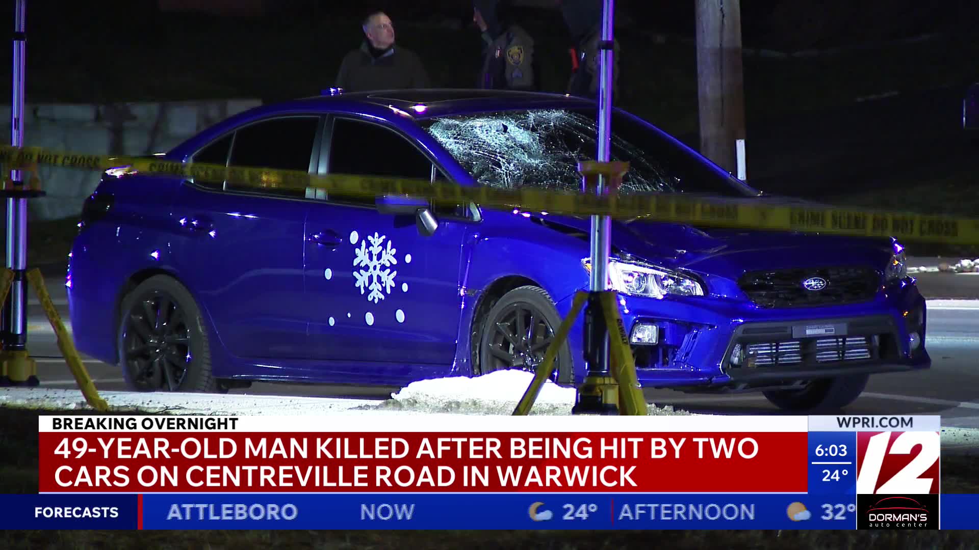 Man struck, killed by 2 cars in Warwick – WPRI.com