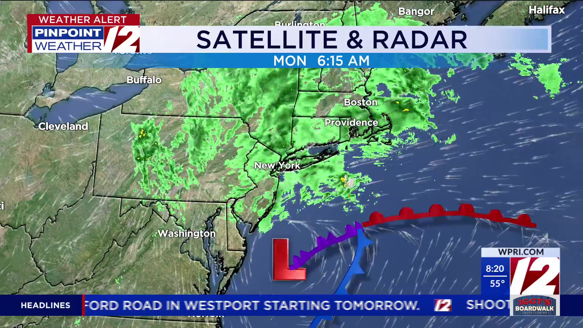 WPRI 12 Weather Forecast 10/13/25: Rain and Wind Continue Today – WPRI.com