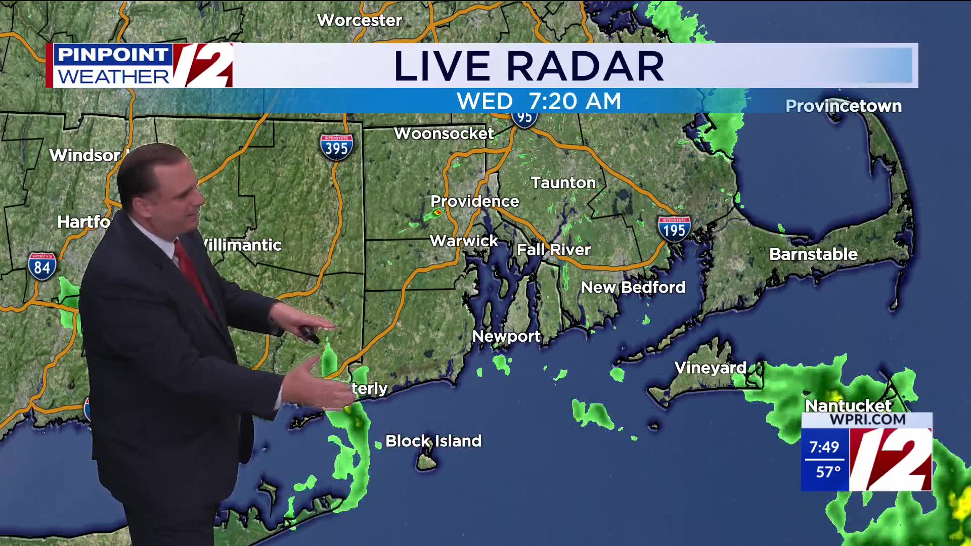 WPRI 12 Weather Forecast for 9/17/25: Clouds/Sun Today, Few Showers ...