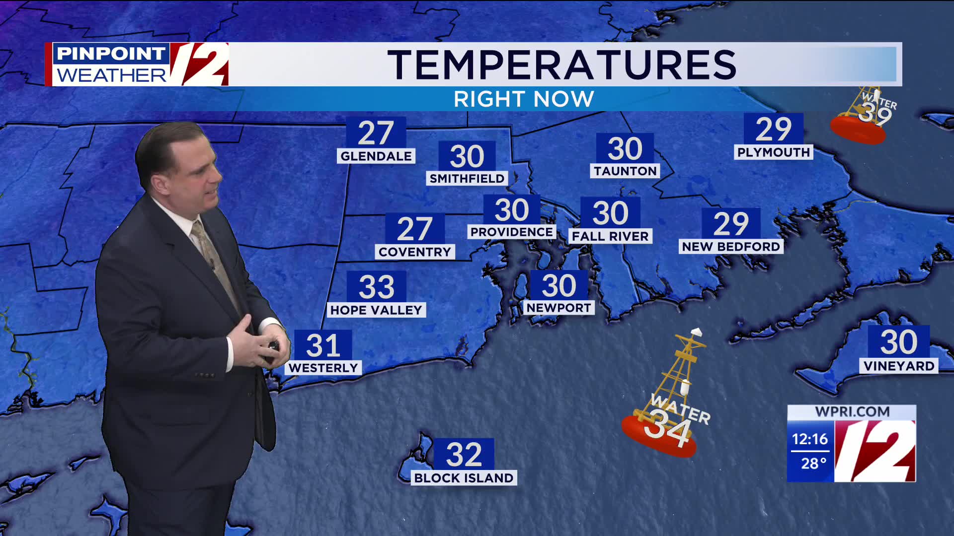 WPRI 12 Weather Forecast for 2/4/26: Chilly and dry today; much colder ...