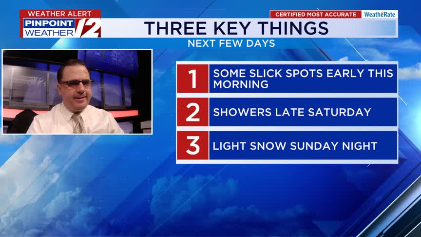 WPRI 12 Weather Now 1/17/25: Icy spots early this morning; tracking ...