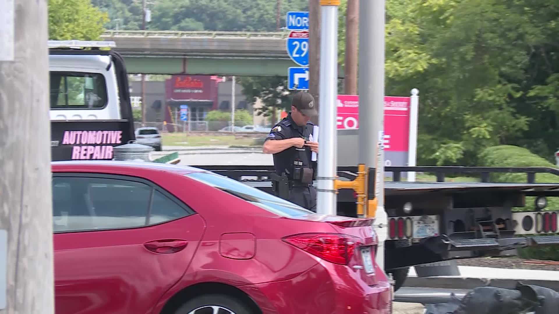 Bald Hill Road minor crash