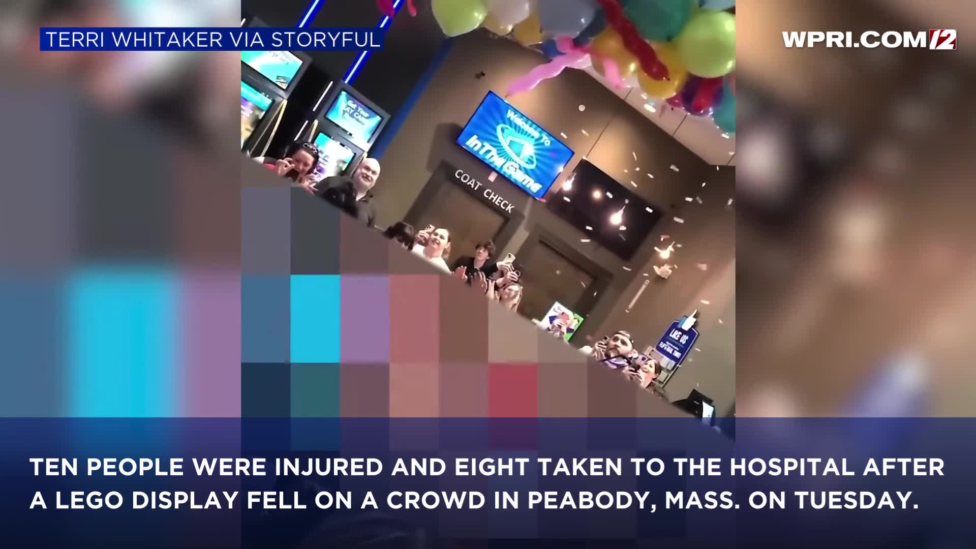 VIDEO NOW: Falling toy display injures 10 at Mass. arcade – WPRI.com