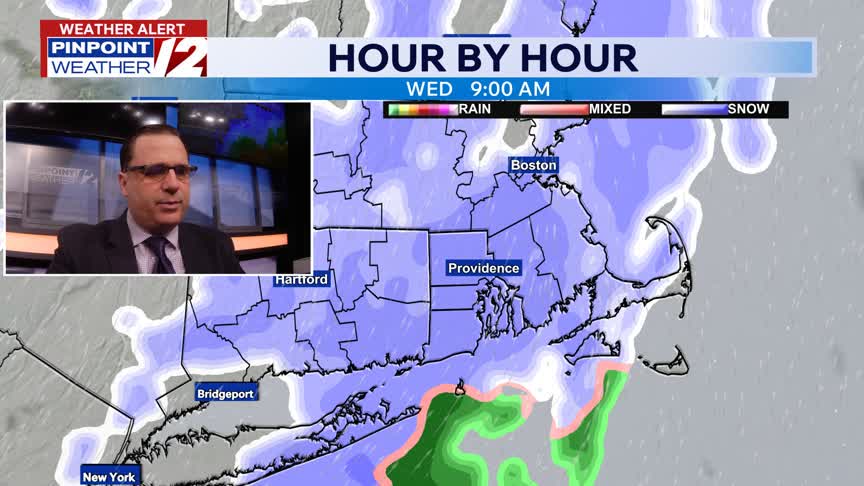 WPRI 12 Weather Now 2/25/26: Light snow and rain this morning, minor ...