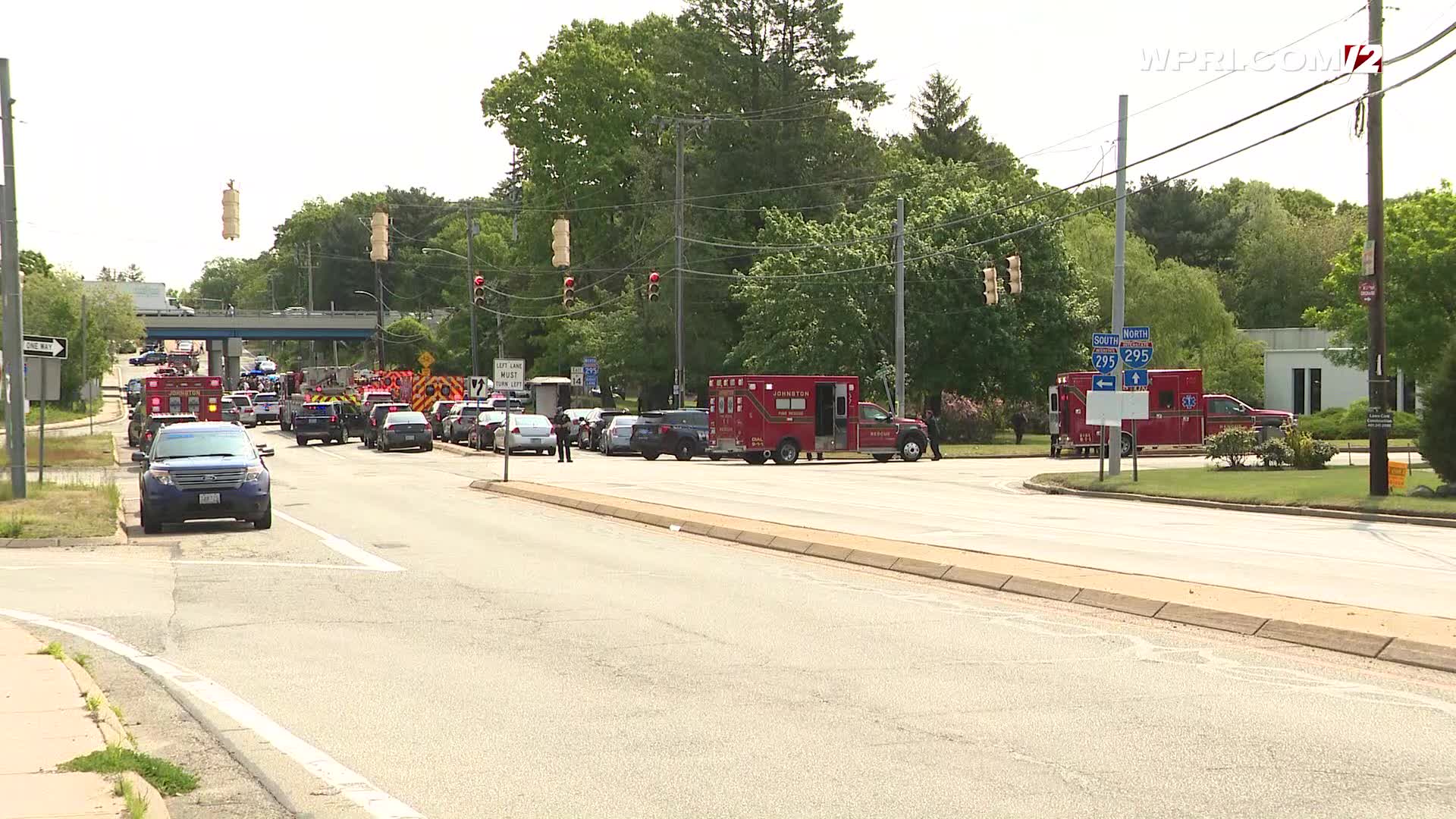 VIDEO NOW Large police presence on Plainfield Pike following Johnston