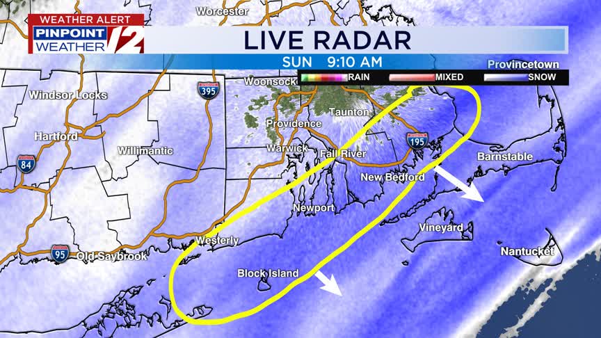 WPRI 12 Weather Now 12/14/25: Snow tapers to snow showers this ...