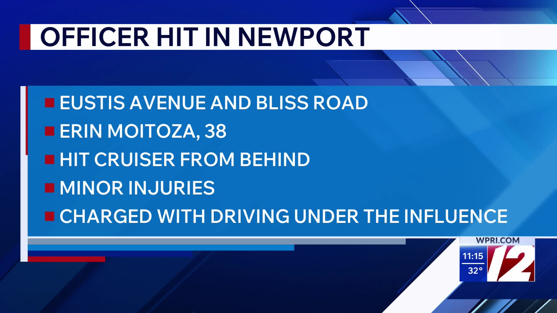 Woman charged with DUI after crash with Newport police cruiser – WPRI.com