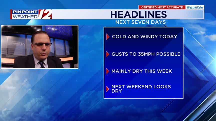 WPRI 12 Weather Now 11/17/25: Gusty and Cold Today – WPRI.com