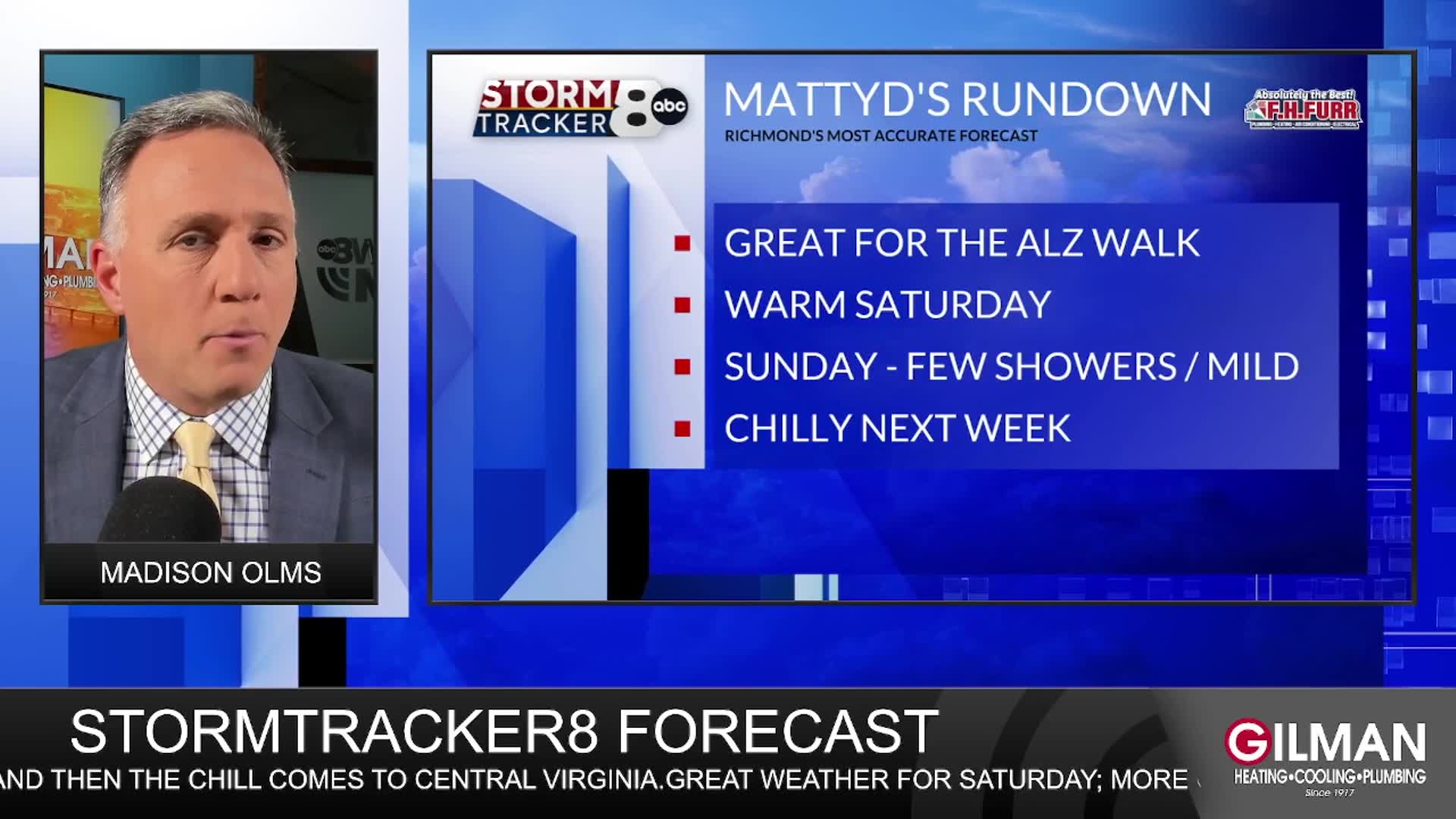 Wric Mu Ac In StormTracker8 Forecast: 11/7 Friday Evening Update – WRIC ABC 8News
