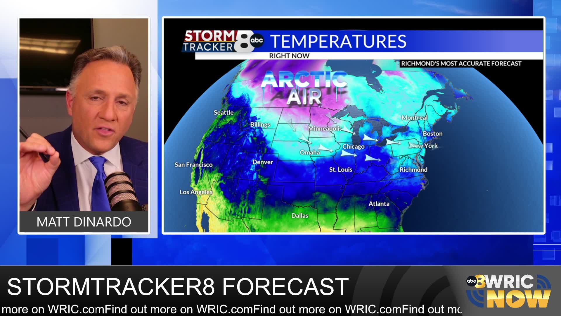 StormTracker8 Forecast: 12/12 Friday Overnight Update – WRIC ABC 8News