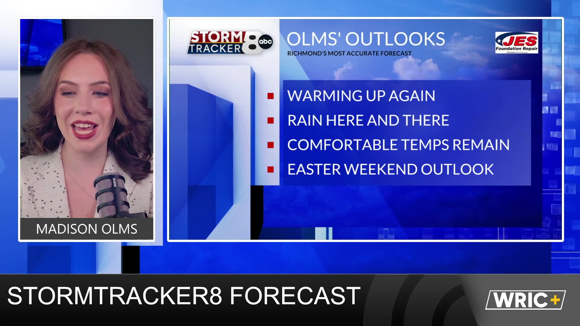 StormTracker8 Forecast: 3/30 Midday Update – WRIC ABC 8News
