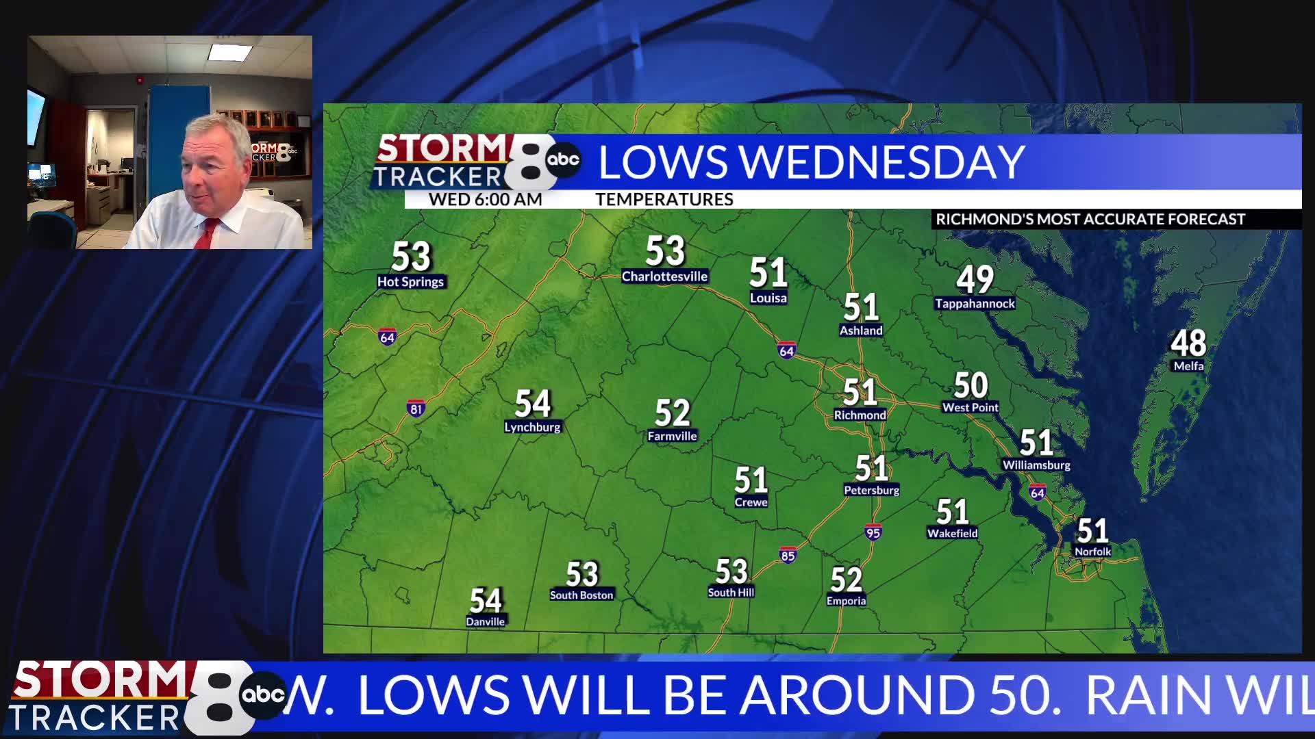 John’s Tuesday Evening Forecast – WRIC ABC 8News