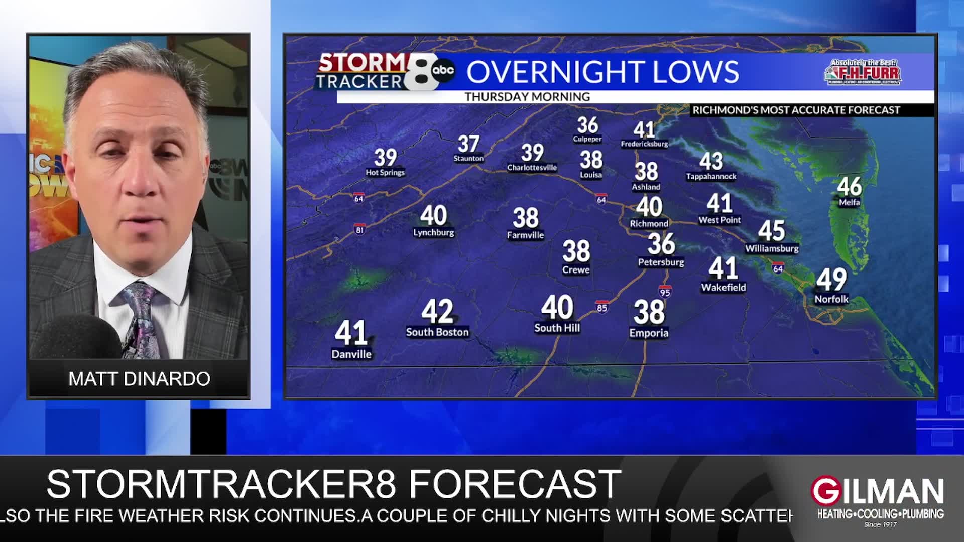 StormTracker8 Forecast: 10/22 Wednesday Overnight Update – WRIC ABC 8News