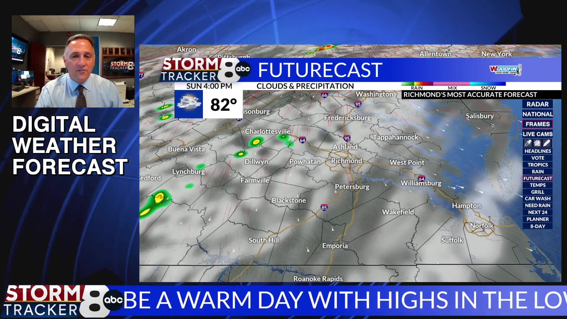 Digital Weather Forecast WRIC ABC 8News