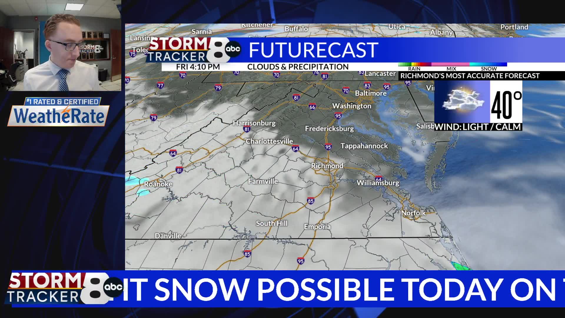 StormTracker8 Forecast: 12/12 Friday Midday Update – WRIC ABC 8News