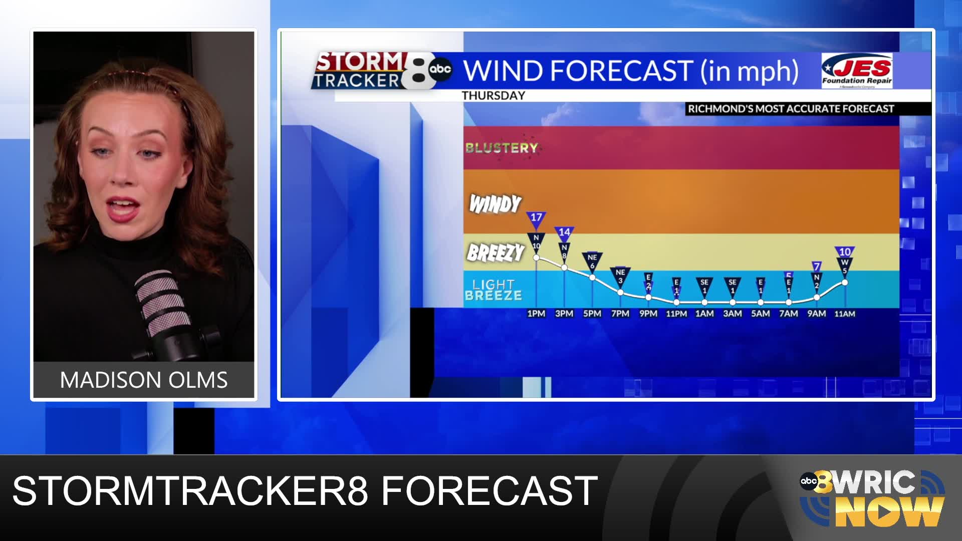 StormTracker8 Forecast: 1/1 Late Morning Update – WRIC ABC 8News