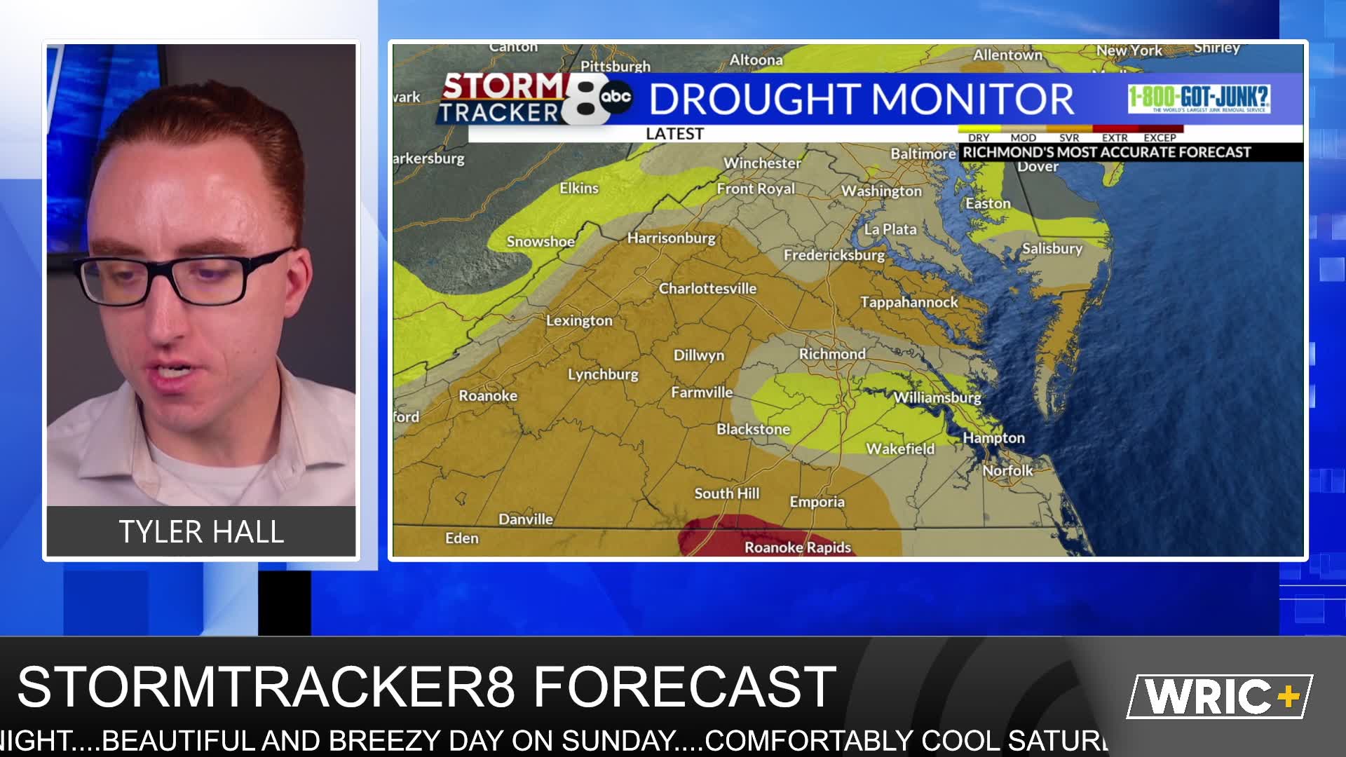 StormTracker8 Forecast: 4/11 Saturday Overnight Update – WRIC ABC 8News