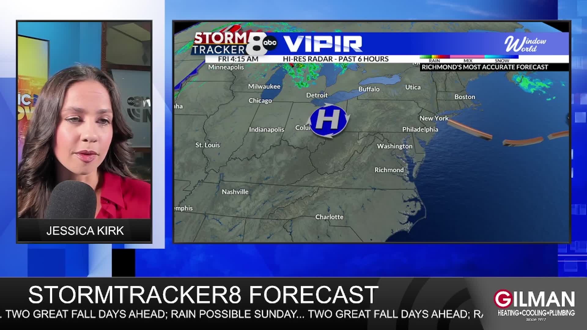 StormTracker8 Friday Forecast – WRIC ABC 8News