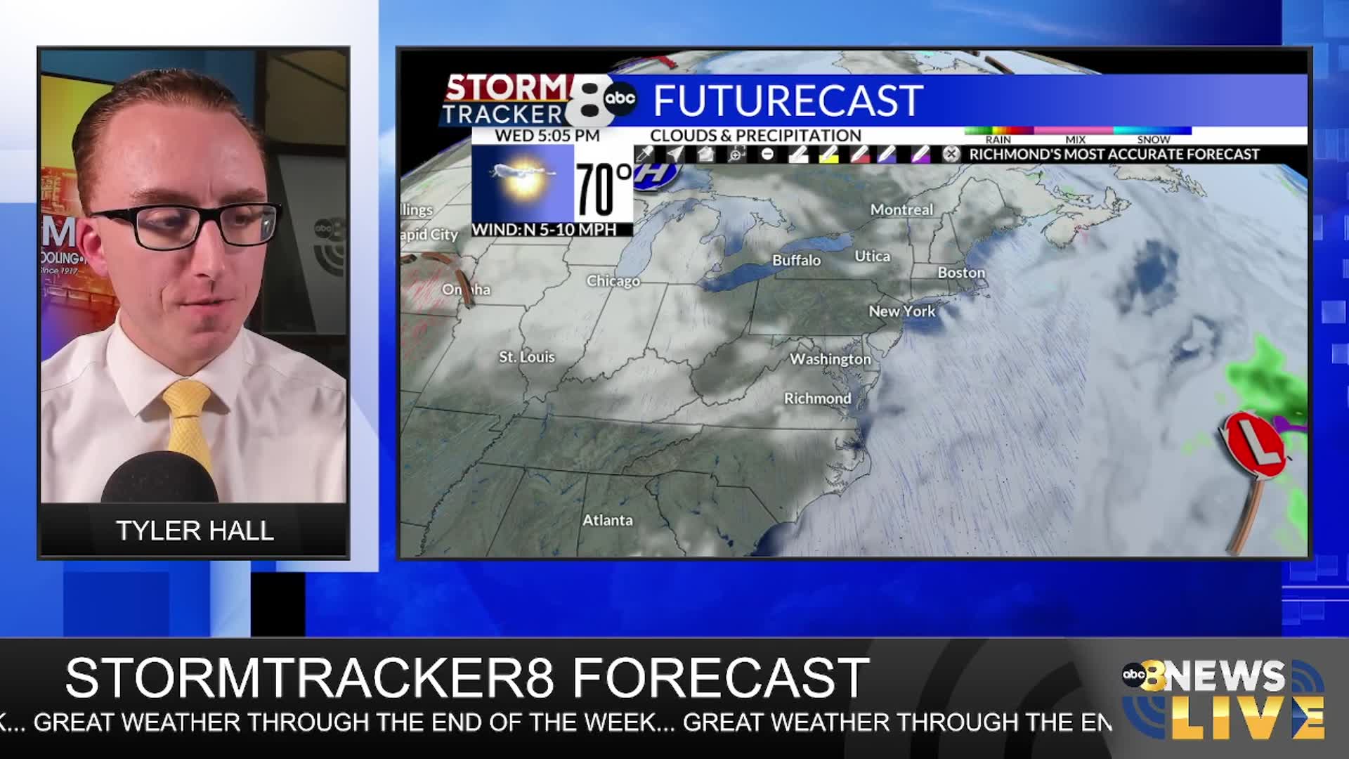 StormTracker8 Forecast: Wednesday Midday Weather Update – WRIC ABC 8News