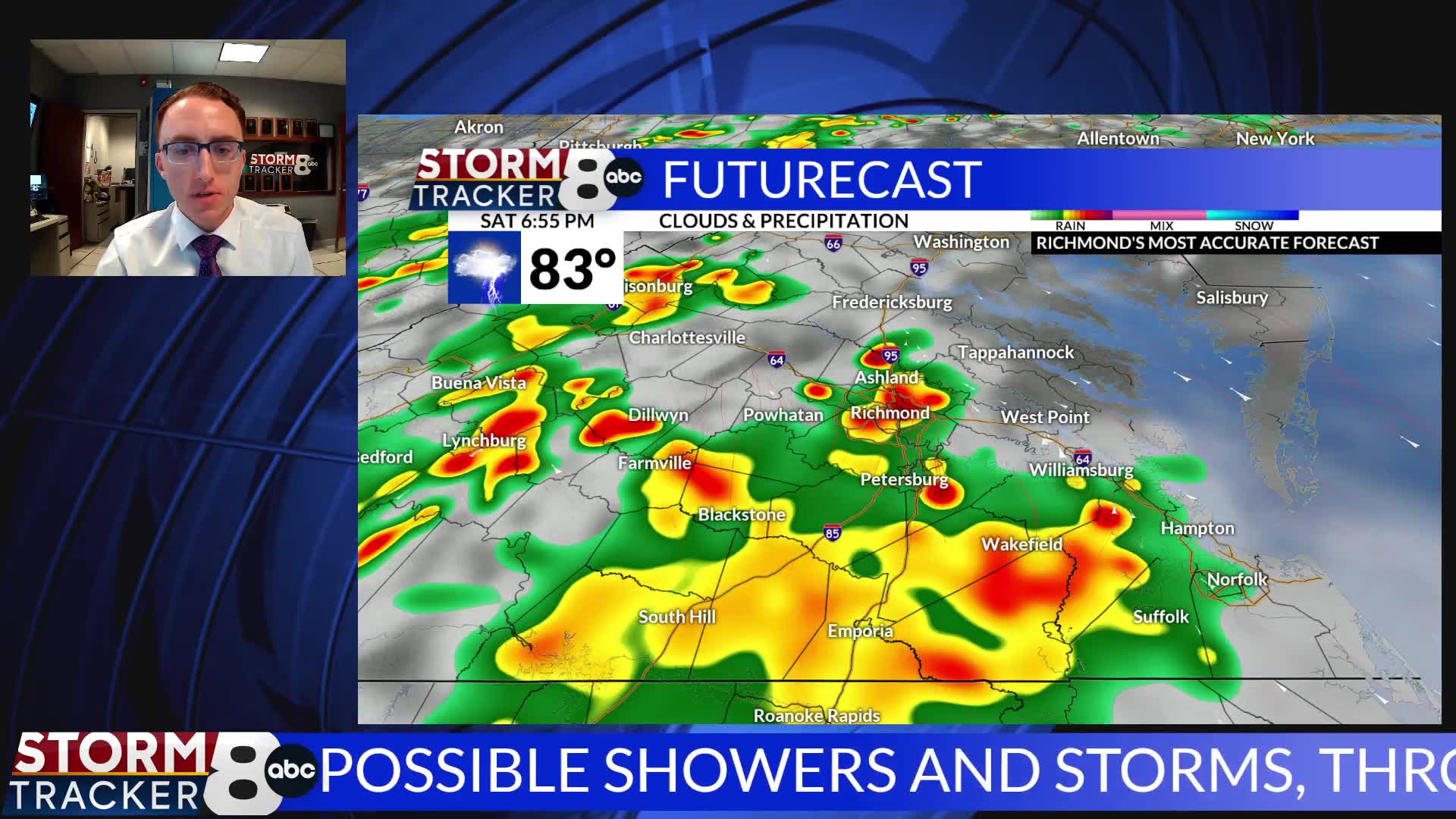 Saturday Afternoon Forecast Update – WRIC ABC 8News