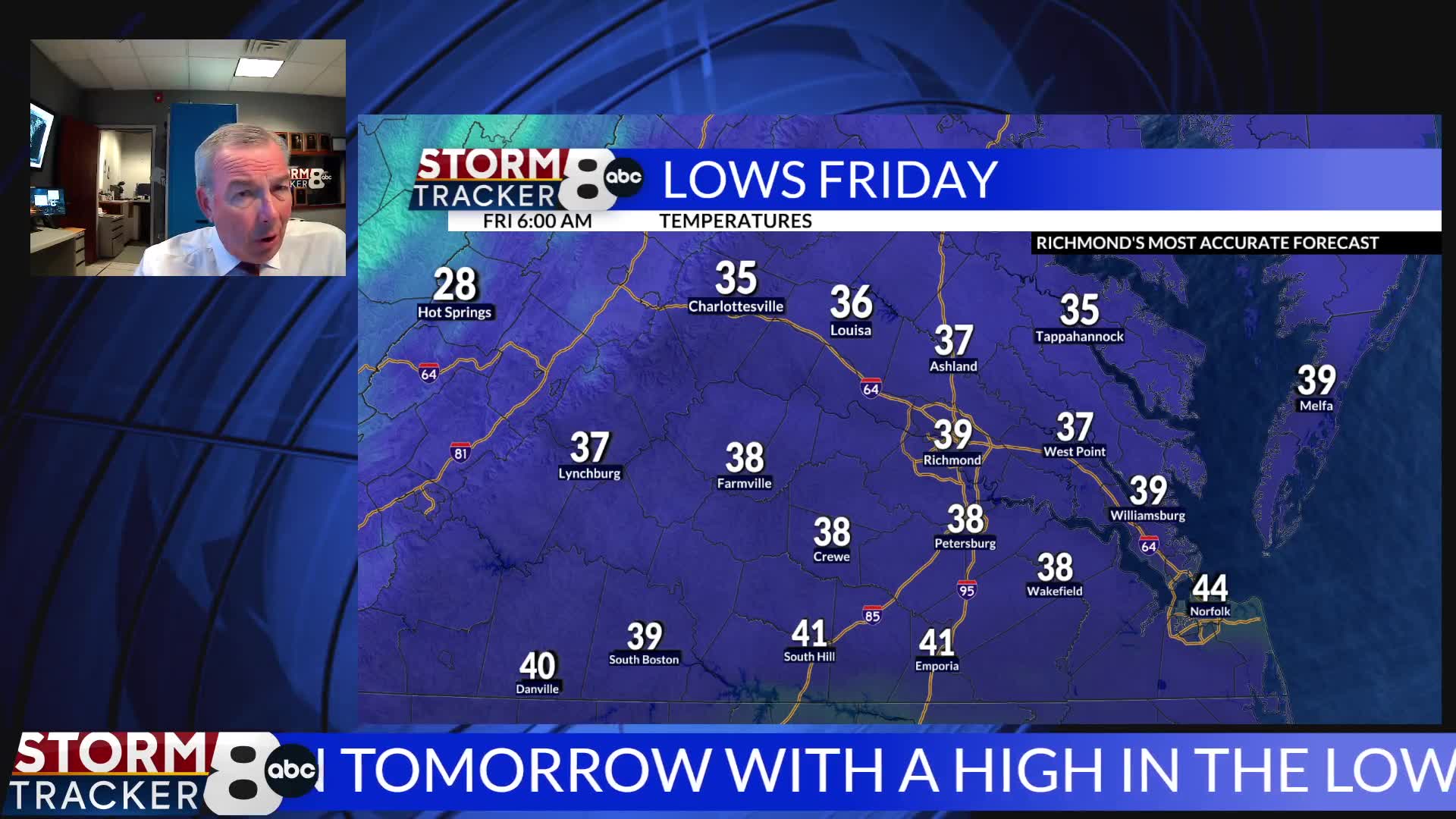 Thursday Overnight Forecast WRIC ABC 8News