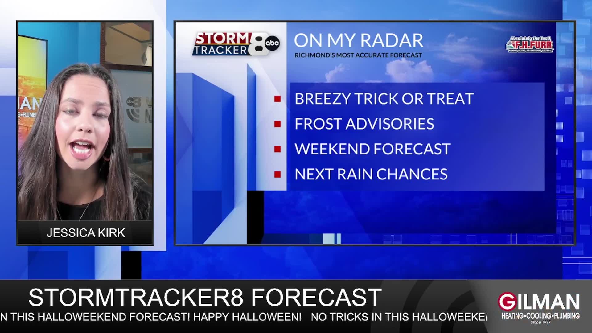 StormTracker8 Forecast: 10/31 Friday – WRIC ABC 8News