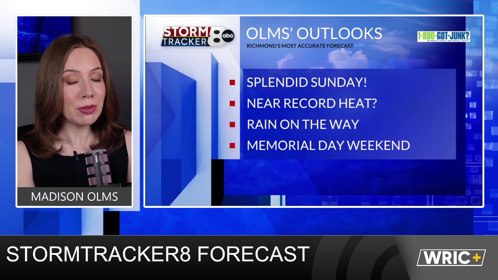 StormTracker8 Forecast: 5/17 Morning Update – WRIC ABC 8News