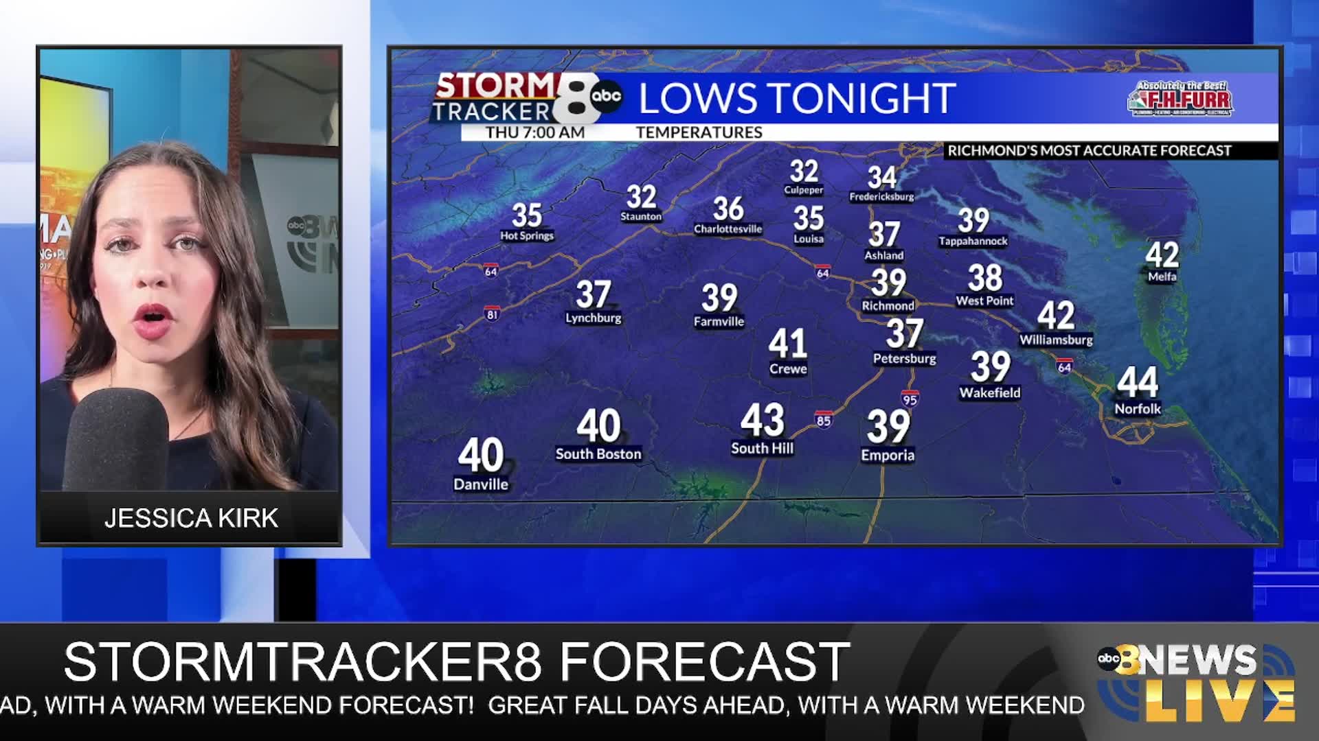 StormTracker8 Forecast 11/12 Afternoon Update – WRIC ABC 8News