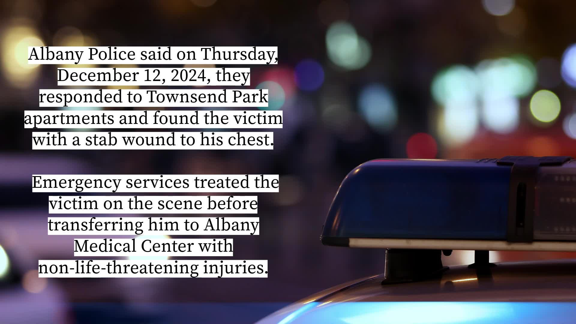 Man arrested in connection to Albany stabbing – NEWS10 ABC