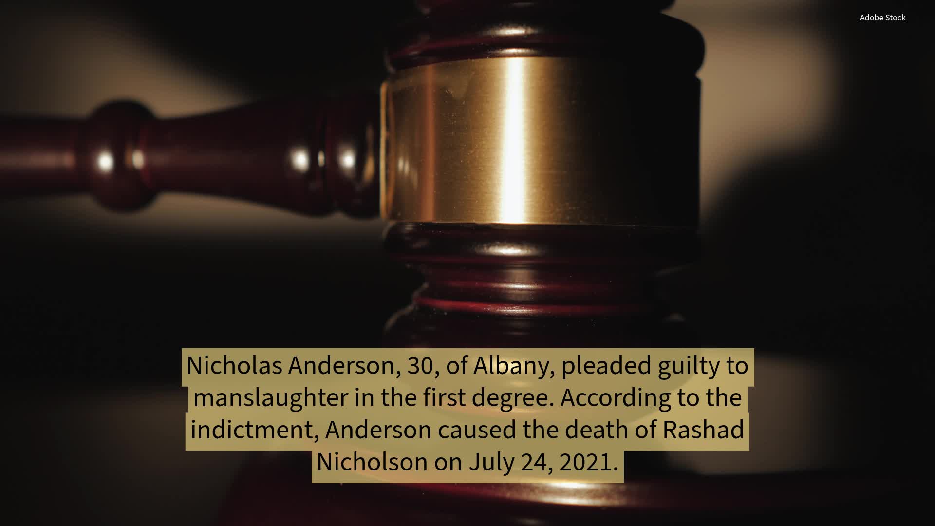 Man pleads guilty to manslaughter in 2021 murder case – NEWS10 ABC