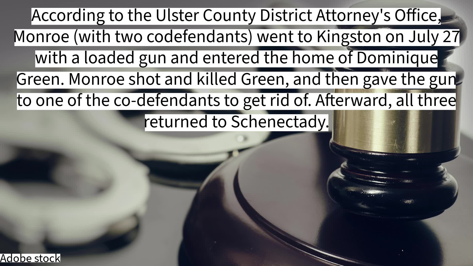 Schenectady man pleads guilty to Kingston murder – NEWS10 ABC