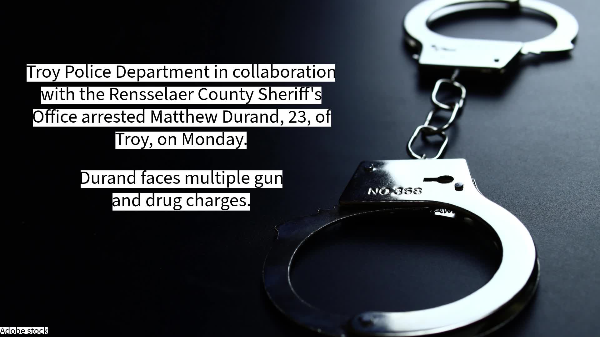 Troy man arrested on drug, gun charges – NEWS10 ABC